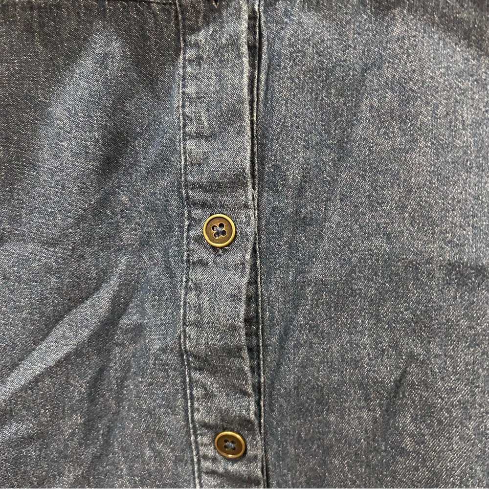Joan Rivers Classic Blue Denim
BoyFriend Shirt 100% Cotton Sz XL - Picture 4 of 6